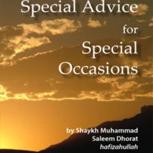 Special Advice for Special Occassions