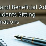 Short and Beneficial Advices for Students Sitting Examinations